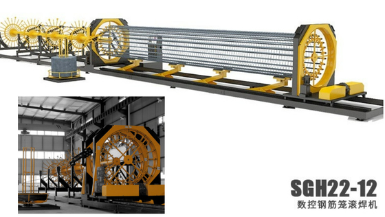 شراء 21KW بكرات هيدروليكية كومة قفص آلة لحام عالية التركيز online manufacture