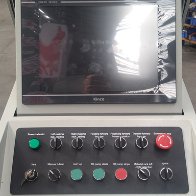 شراء 500mm Hydraulic Rebar Shear Line with 42kw Motor online manufacture