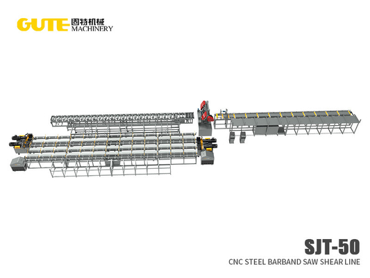 شراء 50m / Min منشار حديد التسليح خط القص CNC القطع GB4240 online manufacture
