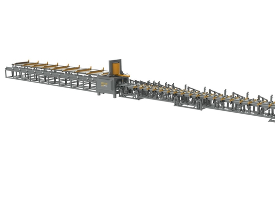 شراء عرض حافة القطع 500 مم CNC خط قص حديد التسليح الهيدروليكي الأوتوماتيكي 100 متر / دقيقة online manufacture