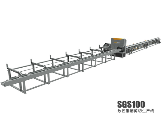 سعر جيد سكين كهربائي CNC خط قص حديد التسليح 28 م × 3 م × 2 م الانترنت